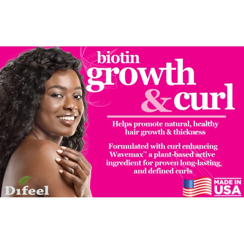 Aceite Capilar Difeel Biotin Growth & Curl Premium 210 Ml