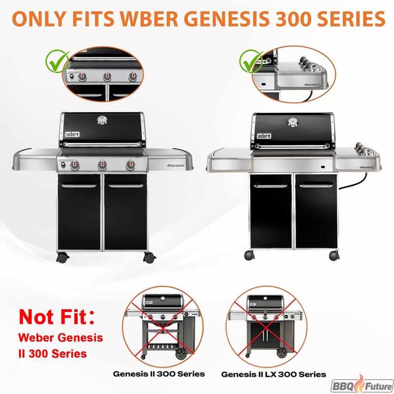 Full Size Griddle Insert for Weber Genesis 300 Series Gas