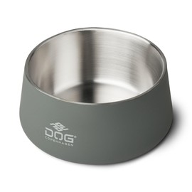 DOG Copenhagen Vega Dog Bowl, S/M, Cool Grey