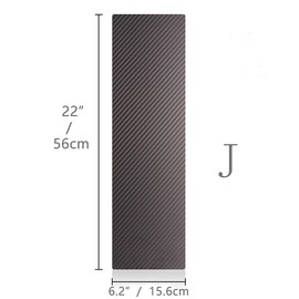 LingXuanGe Balayage Board Matte Board is a Hair Coloring Tool for Professional Salons and Hairdressers - Hair Coloring Board Coloring Dyeing Board(Matte Black J)