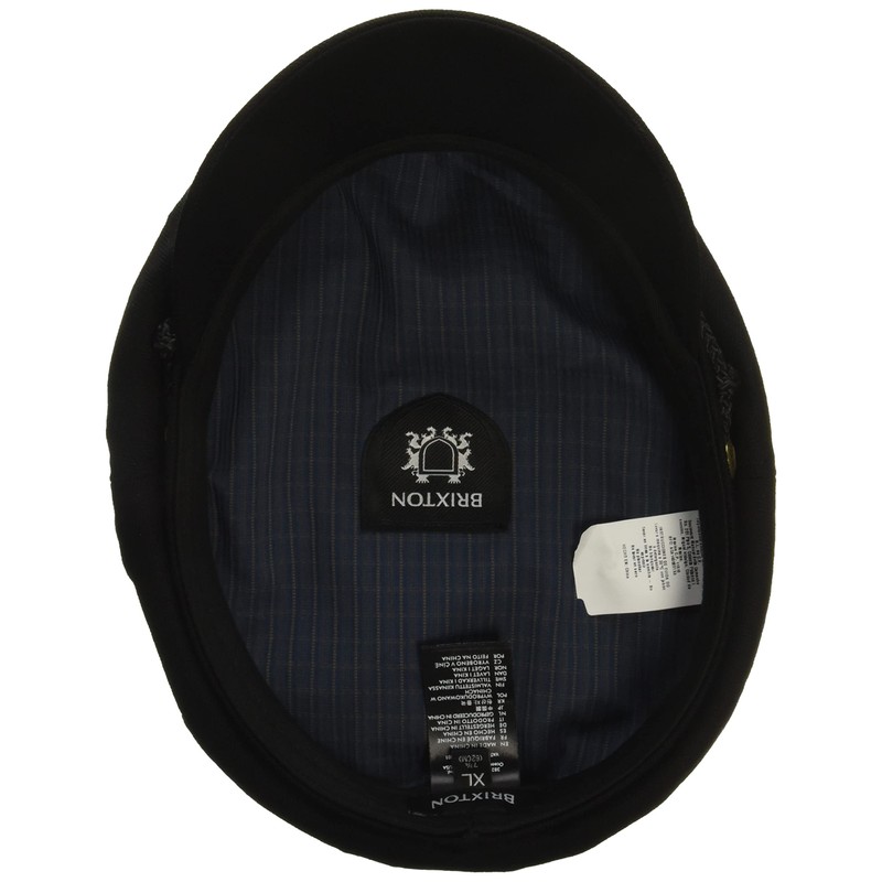 Brixton Fiddler Cap, Black, XL