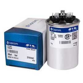 30 + 3 uf MFD 370 VAC Replacement Round Run Capacitor # C3303R 27L955