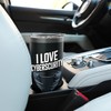 I Love Cybersecurity Tech Shield Stainless Steel Insulated Tumbler