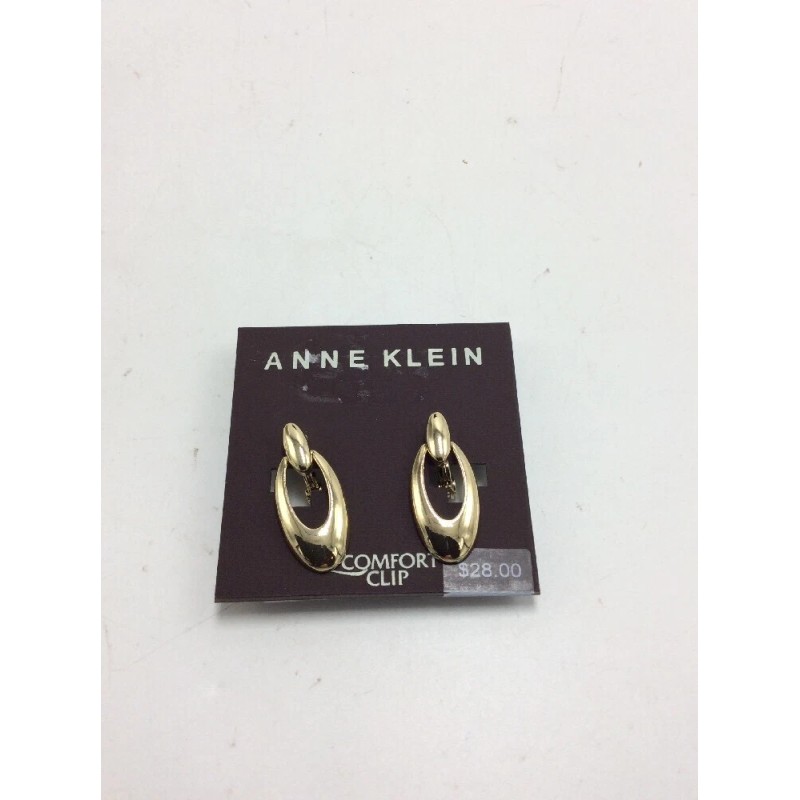 Anne Klein $28 Anne Klein gold tone clip on stud