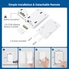 DEWENWILS 3 Way Wireless Light Switch and Receiver Kit, Remote