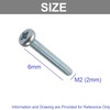 TERF® M2 X 6mm Pozi Pan Machine Screws M2 (2mm)