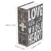Creative Simulation Book Safe Box Deluxe Storage with Combination Lock