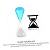 Ciieeo 10 Transparent Glass Timer Desktop Sandglass for Home Decor