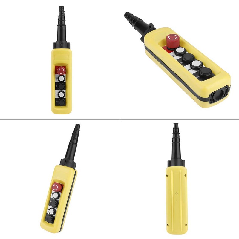 4 Directions Hoist Push Button Switch, 4 Buttons Crane Lifting