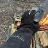 ThiOuThe Life Heat Resistant Gloves, Fireproof Gloves, Outdoor Gloves, Leather