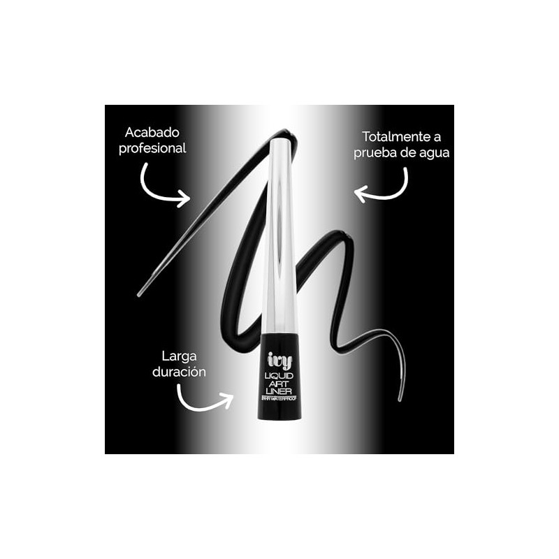2 Máscara de Pestañas Profesional Prosa Negras Waterproof Delineador Líquido