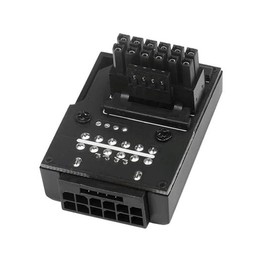 CY Adapter 12VHPWR ATX3.0 PCI-E5.0 Power Modular Male to Female Extension Adapter Down Angled 90 Degree for 3080 3090TI PSU 16Pin 12+4P Graphics Card