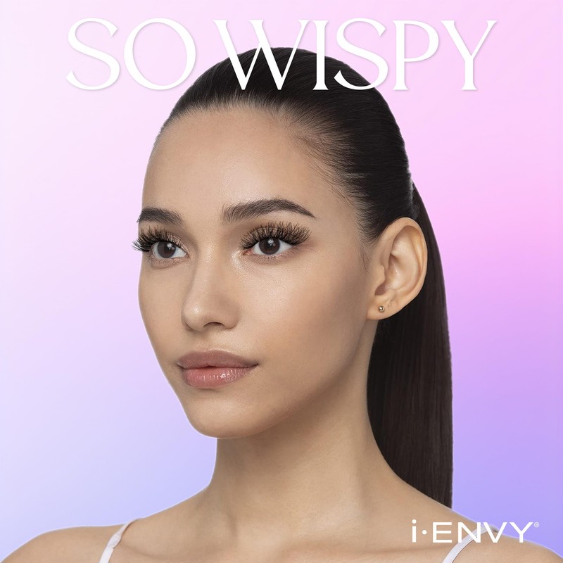 i-ENVY 5 Pairs So Wispy False Lashes, Premium Quality 100%