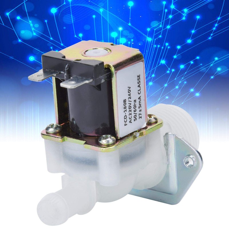 Jeanoko Smart Water Valve,Control Valve Plastic Solenoid Valve Single Inlet