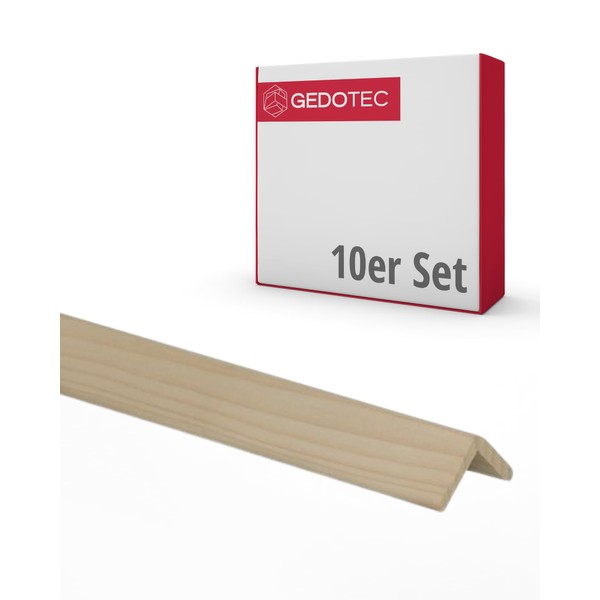 Gedotec Wooden Strips - Wooden Boards for Building Angle Strips