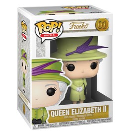 Funko Pop! Royals: Royals - Queen Elizabeth II Action Figures, Multicolor, Standard