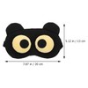 3D Bear Eye Sleep Mask, Zero Pressure Light Blocking Eyeshade