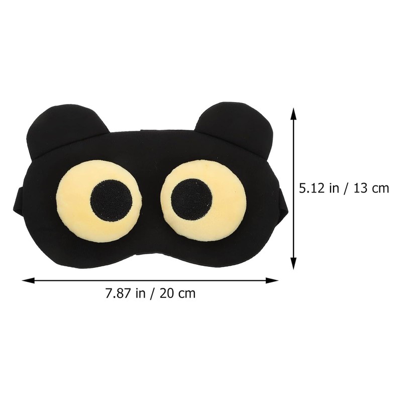 3D Bear Eye Sleep Mask, Zero Pressure Light Blocking Eyeshade