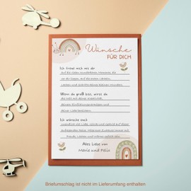 20 Guessing Playing Cards for Baby Showers - Games for Gender Reveal Party and Baby Shower, Typing Cards for Baby Girls and Boys (Boho Animals)