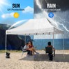 CROWN SHADES 10x15 Canopy Replacement Top - Only Compatible with