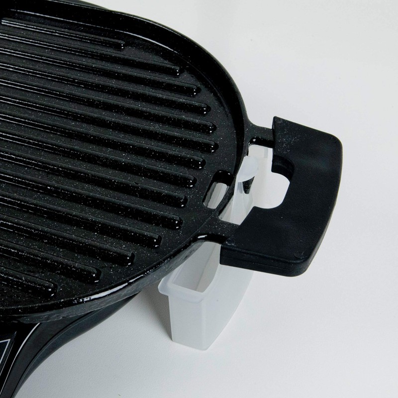 NUWAVE Cast Iron Grill With Enameled Non-Stick Coating, Designed For