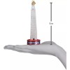 OLD WORLD CHRISTMAS WASHINGTON MONUMENT GLASS CHRISTMAS ORNAMENT 20093