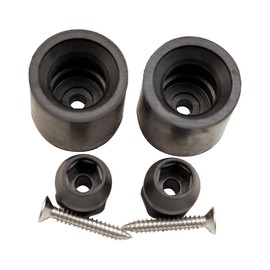 WXYROJYLM 2 Pack Trailer Door Holder Kit Low Profile Bumper Door Holder Rubber Compatible with Most RV Trailer