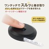 Benrii Tape Measure 6.6 ft (2 m), Black, Double-Sided Scale