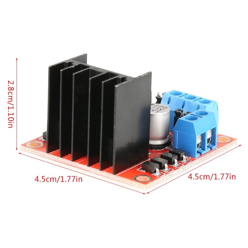 1pc L298N Motor Driver,Dual H Bridge Stepper Motor Driver Controller