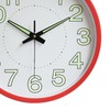 Round Wall Clock, Easy To Read Silent Movement Luminous Wall