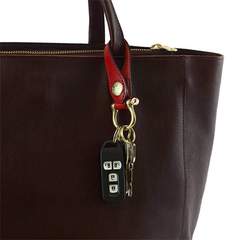 Agility Affa Shackle Key Chain/Rugateau (Red) 3 Key Ring, dark