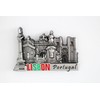 Lisbon (Portugal) - 3D Metal Fridge Magnet for Kitchen Refrigerator