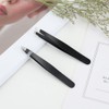 Stainless Steel Hair Eyebrow Tweezers Plucker Puller Beauty Nail Slanted