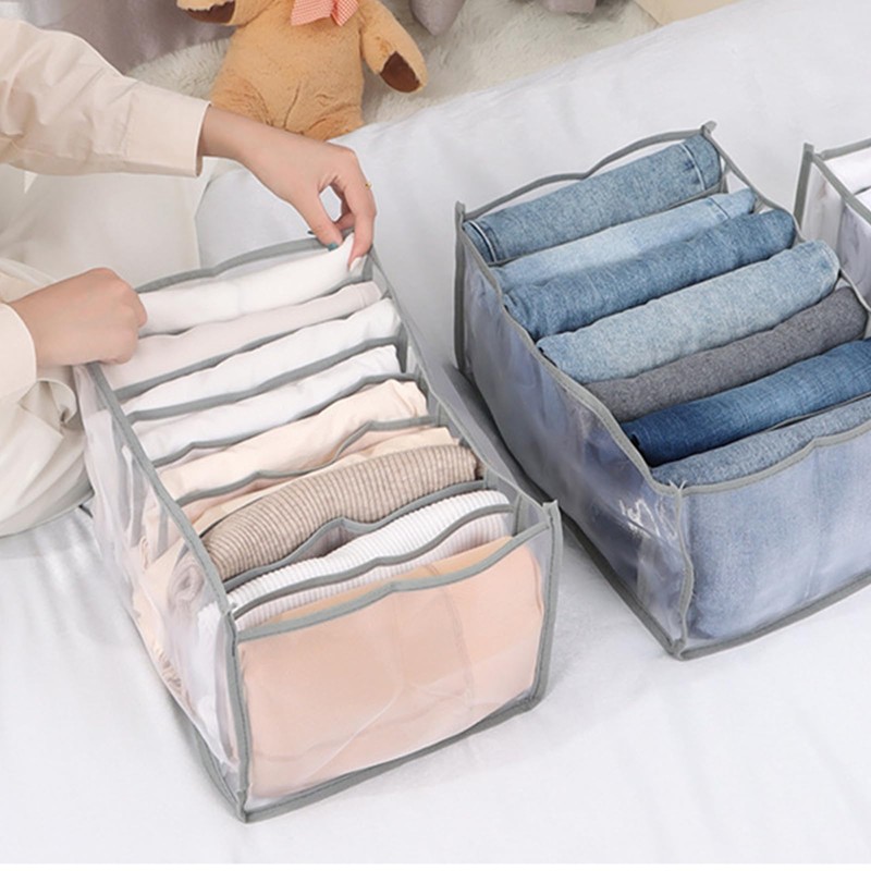 CHENGZI Mesh Clothes Organiser Foldable