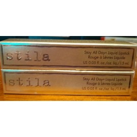 Stila 2x Stila Stay All Day Liquid Lipstick,  SHADE, baci  0.05 fl oz- NEW IN BOX
