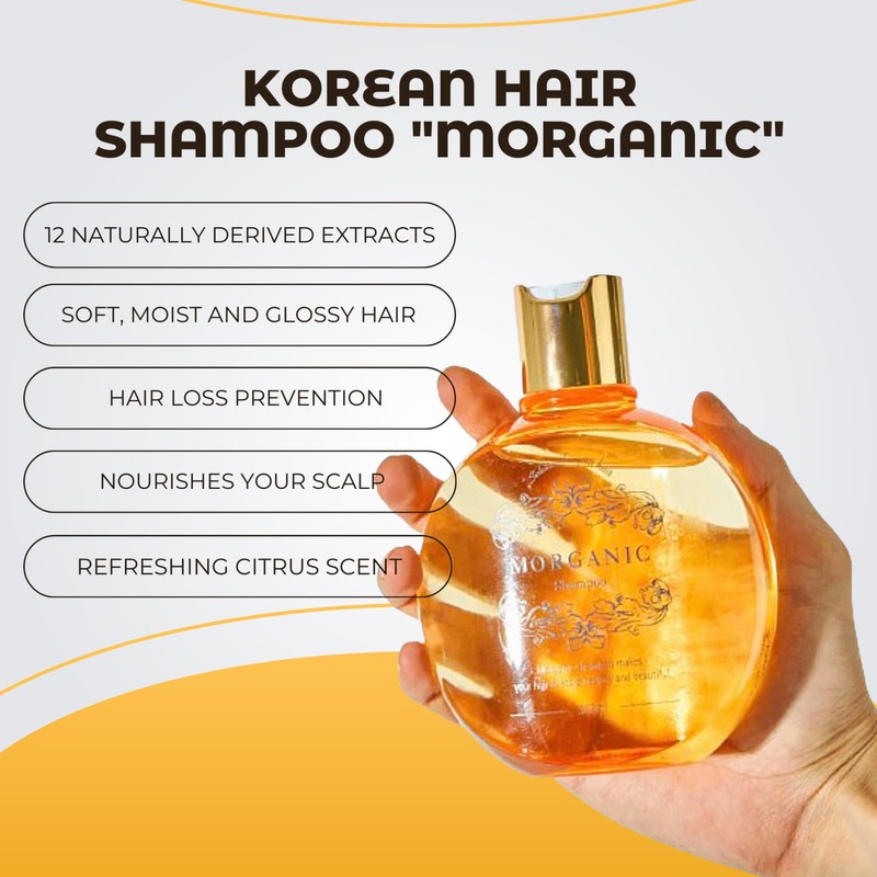 CHETNA Morganic Shampoo, 10.1 fl oz (300 ml), Weak Acid