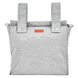 TENDS Spacious Stroller Bag, Bread Bag with Maternity Bag, Stroller Organiser as Baby Bag, Multifunctional and Spacious, Hospital Bag for Stroller, gray