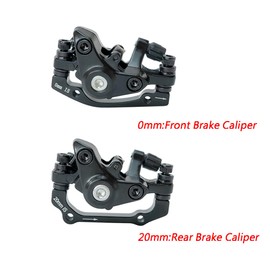 TEMLHMY Bicycle Disc Brake Kit,Mechanical Disc Brake Kit,Including Front and Rear Mechanical Disc Brake Calipers with 160mm Rotor for Mountain Bikes,Folding Bikes,Road Bikes