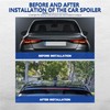 goodfitment - Universal Carbon Fiber Car Rear Trunk Spoiler Wing