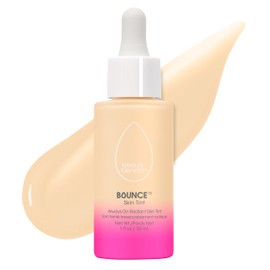 Beautyblender 12-Hour Always on Radiant Skin Tint, Breathable Serum Foundation Stays Put for All Day Long Wear, Infused with Hyaluronic Acid & Niacinamide, Light 1