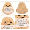 2pcs 7cm Stuffed Potato Toy Knitting Yarn Cute Expression Funny