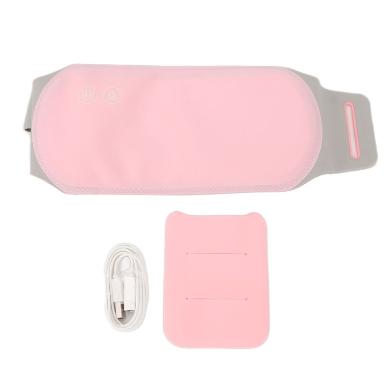 Electric Heated Waist Belt Hot Compress 3 Levels Heating USB