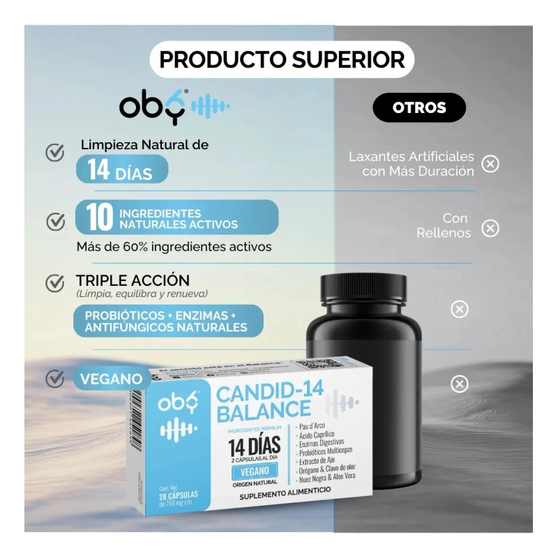 Candida Cleanse Días Aceite Oregano Pau Darco Probioticos Enzimas Digestivas