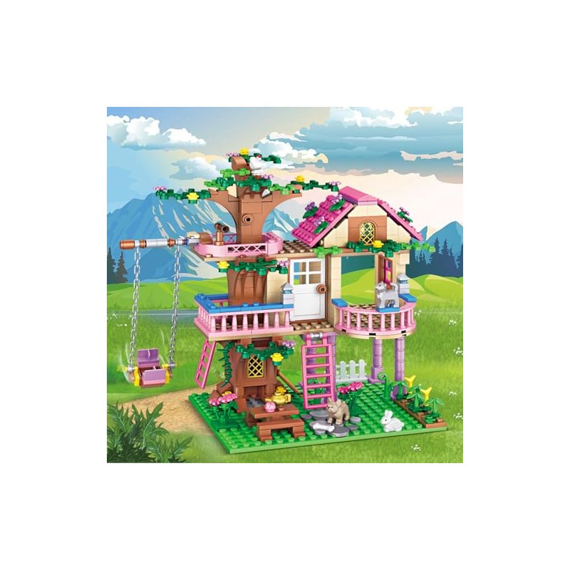 HSANHE Juego de construcción de casa de árbols (7652)