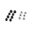 INF Earplugs for Sony WF-1000XM3 / WF-1000XM4 Black 7 Pairs