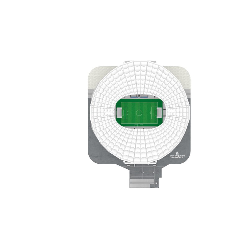 Megableu 678290 OM Football Club 3D Puzzle Model Collection Multi-Coloured