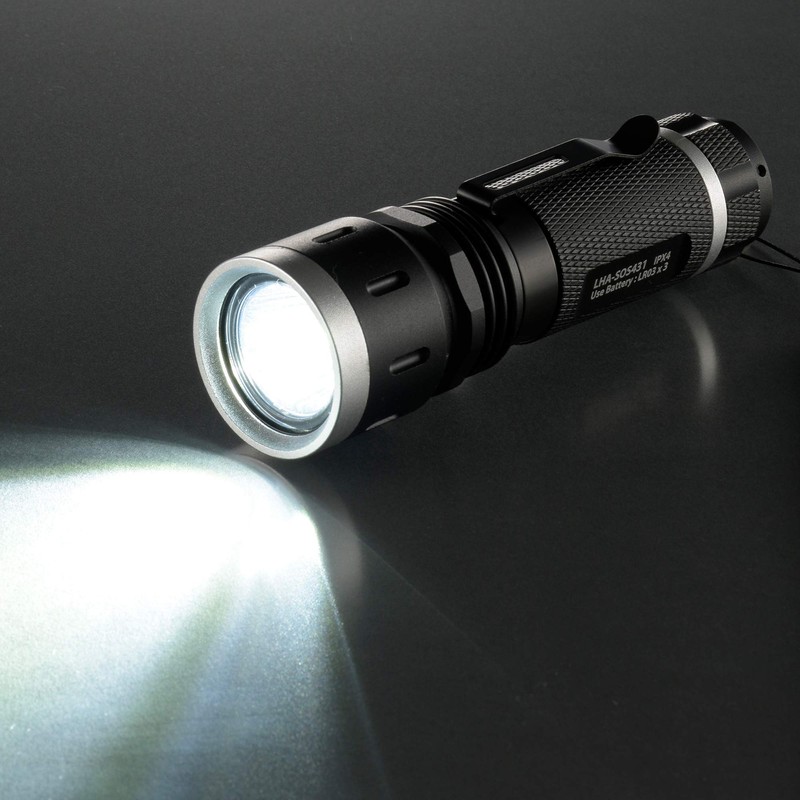 Ohm Electric OHM LED Torch Light with SOS Morse Signal