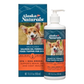 Aceite De Salmon Omega 3 Para Todo Tipo Perros 458ml Epa Dha