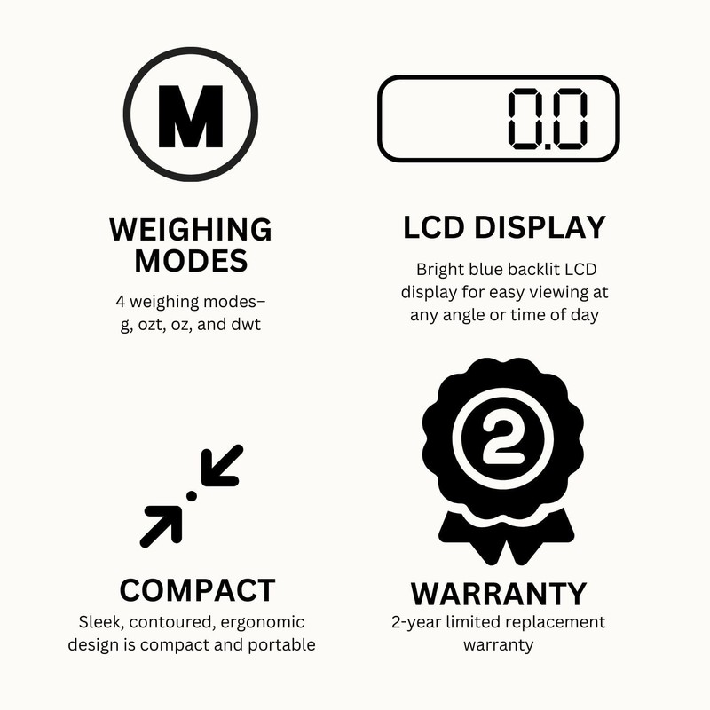 GemOro Platinum MP601 Jewelry Scale | Durable Precise Jewelers Premium