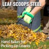 Altdorff Steel Leaf Scoops, Hand Rakes for Picking Up Leaves,